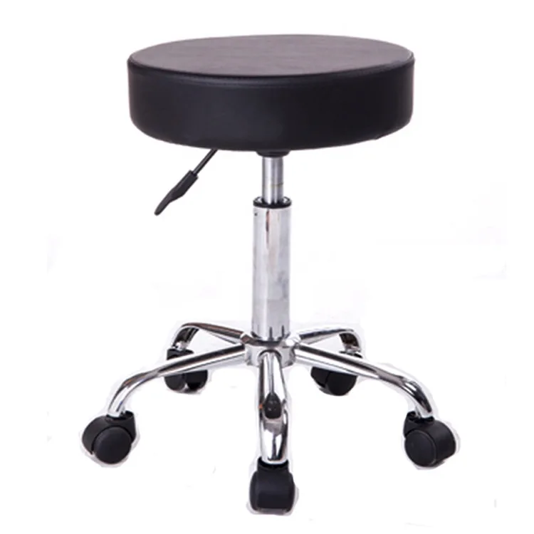 

Lifting small circular stool beauty manicure technician front desk bar counter rotating minimalist high stool