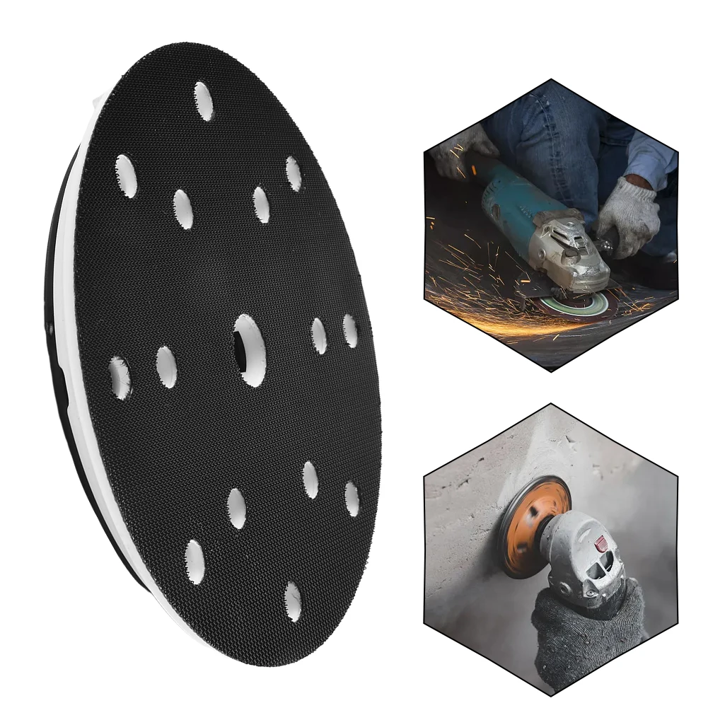 

6 дюймов, 148 мм, 15 отверстий, шлифовальная машина, подложка, полировальный диск, шлифовальные шлифовальные инструменты для Makita BO6050 BO6050J 197314-7, орбитальная шлифовальная машина