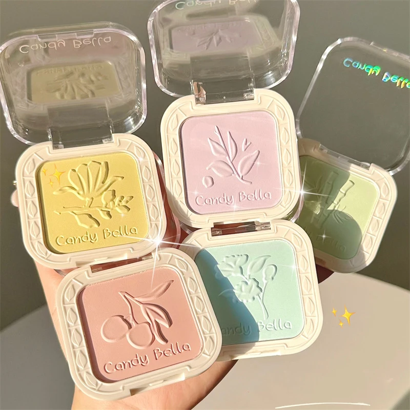 5 Colors Soft Mist Blush Natural Waterproof Cheek Pink Purple Yellow Matte Flash Brighten Lasting Blusher Rubores Korean Makeup