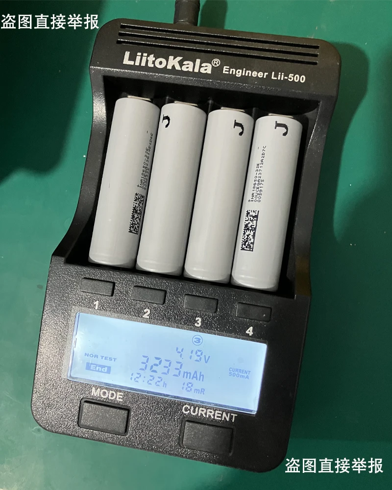 Bateria litowa 3,7 V 3200 mAh, 100% nowa oryginalna bateria zasilająca 5C, prawdziwa pojemność, pomiar pojemności 18650, ogniwo montażowe