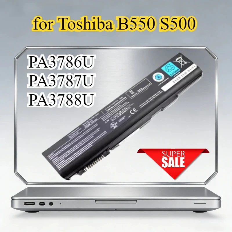 

PA3786U PA3787U PA3788U Laptop Battery for Toshiba B550 S500