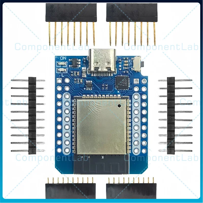 D1 MINIESP32 development board, 2-in-1 wireless WiFi and Bluetooth module with dual-core CPU ESP32
