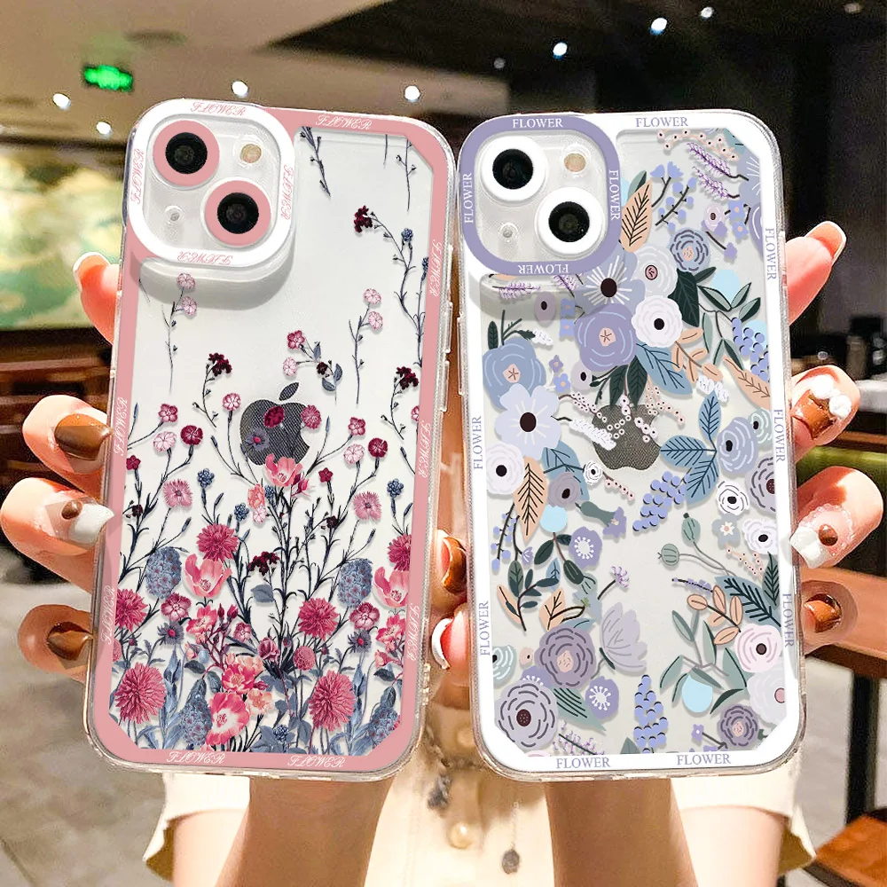 Case For iphone 11 case Daisy Flowers Case For iphone 11 13 14 12 15 Pro Max 14 7 8 Plus 13 12 Mini X XR XS Max Shockproof Funda