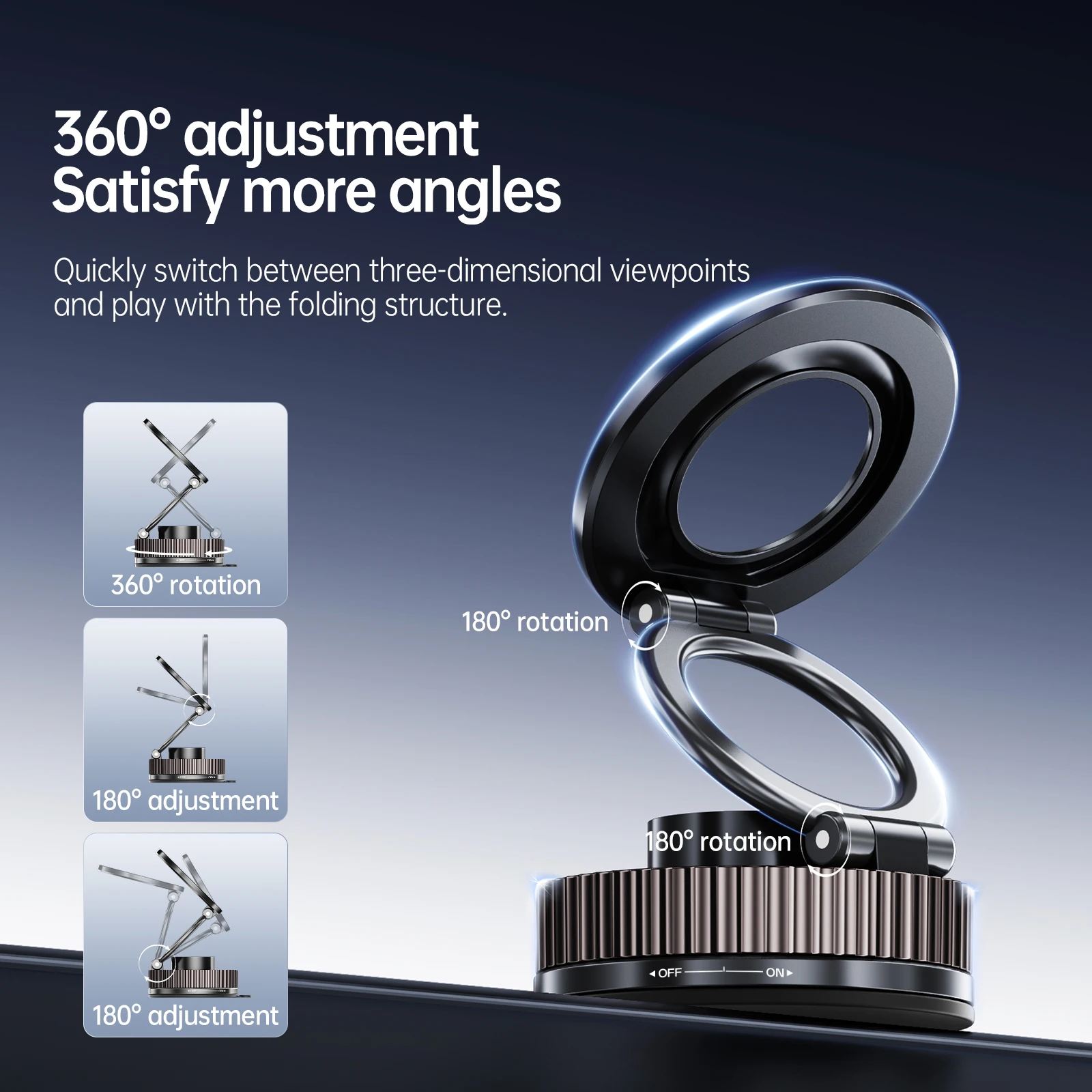 

Universal Vacuum Absorption Strong Magnetic Car Phone Holder Navigation Bracket Vehicle Interior Decoration Universal Support