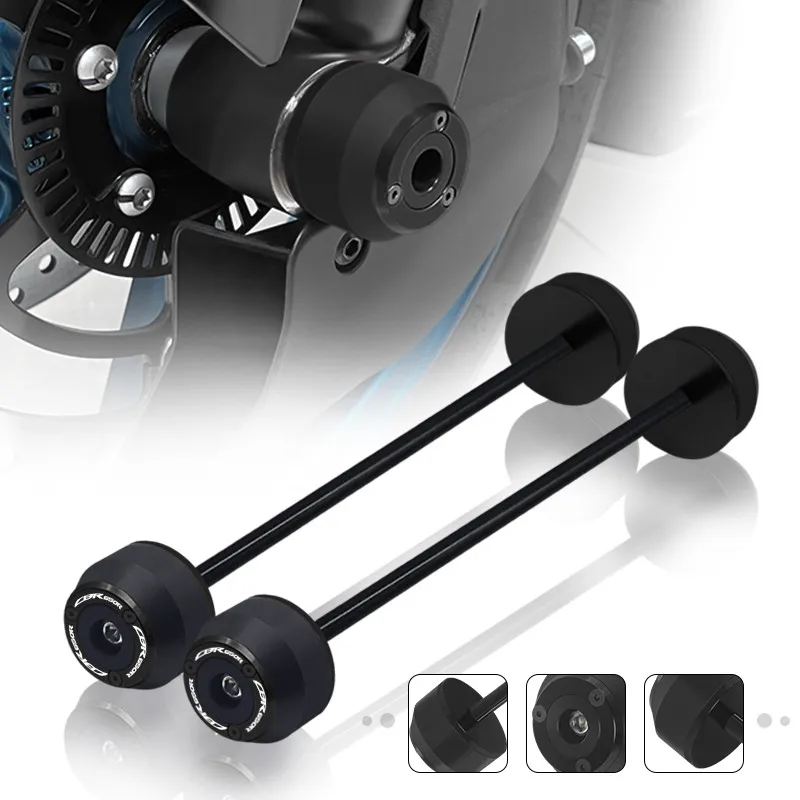 

NEW Front Axle Fork Crash Slider For CBR650R CBR 650R 2018-2023 2024 2025 Motorcycle Wheel Protector cbr650r