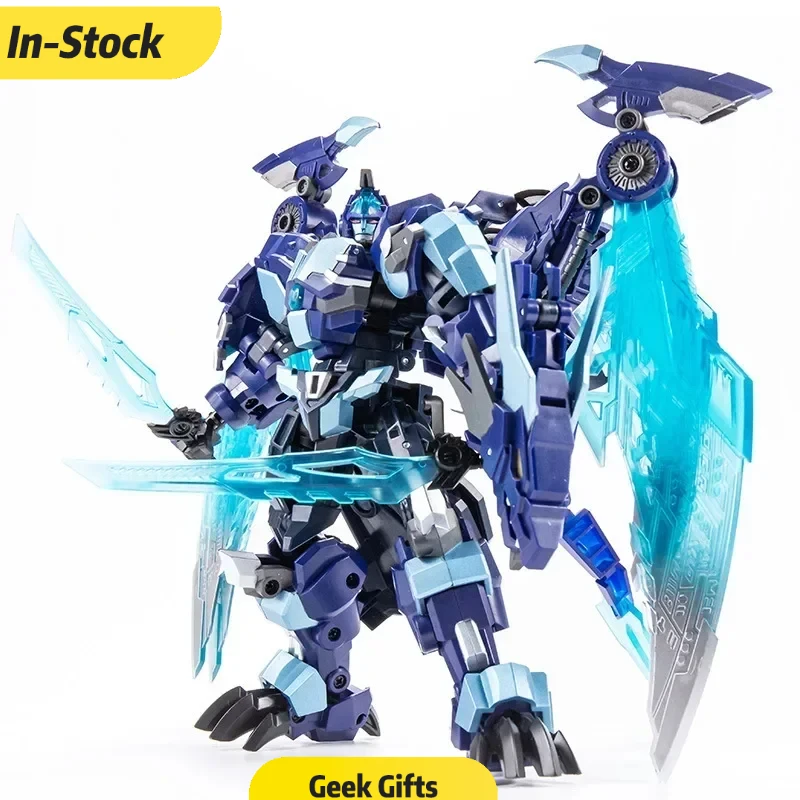 Transforming Toys Jinbao 8871B Small Scale Blue Ice Dragon KO Robot Model Action Collectible Figures Gifts