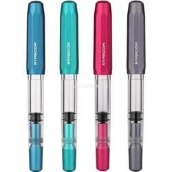 Majohn MOONMAN T1 Fountain Pen Advanced Handmade Resin Piston Ink Suction Large Capacity Ink Pen Aluminum Student Office Gift