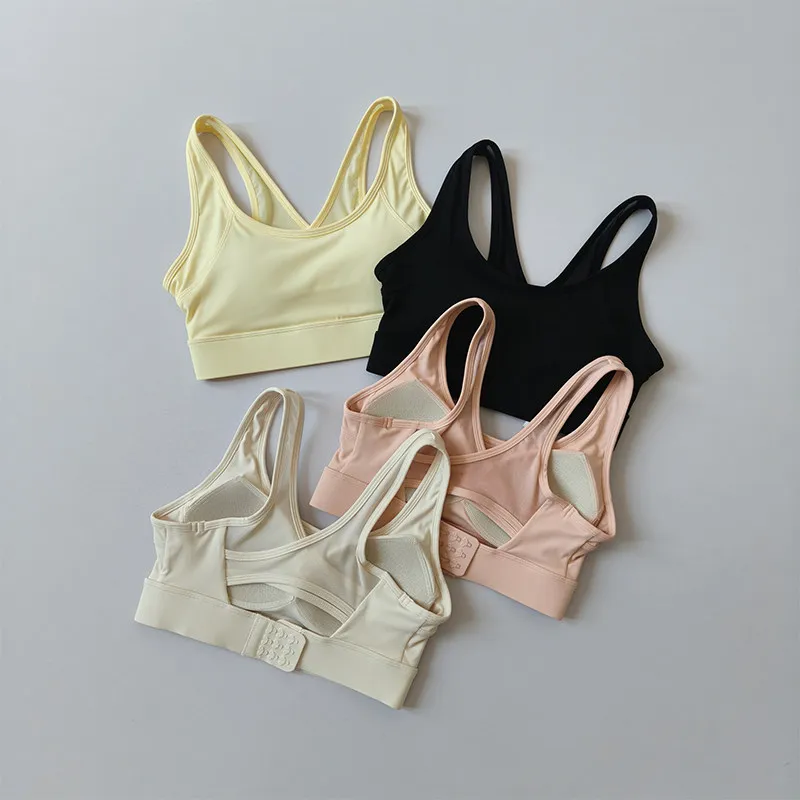 Damen-Sport-BH mit hoher Stoßdämpfung, schnelltrocknendes Yoga-Top, verstellbares Pilates-Oberteil, Fitness-Laufweste für Fitnessstudio, Unterwäsche – Detail 13