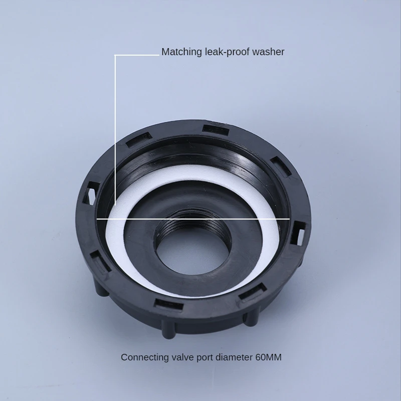 IBC Ton Barrel Valve Adapter Adapter Cover DN15 Dn20 DN25 Double Inner Tooth Center Ring Adapter