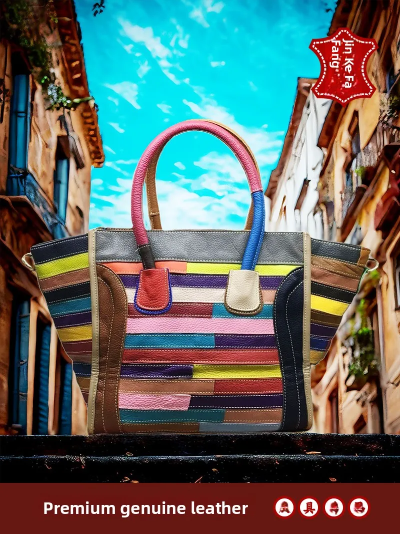 

Повседневная шикарная женская кожаная сумка через плечо, мягкая хлопковая сумка с одним ремешком на молнии, модный дизайн с улыбкой на лице