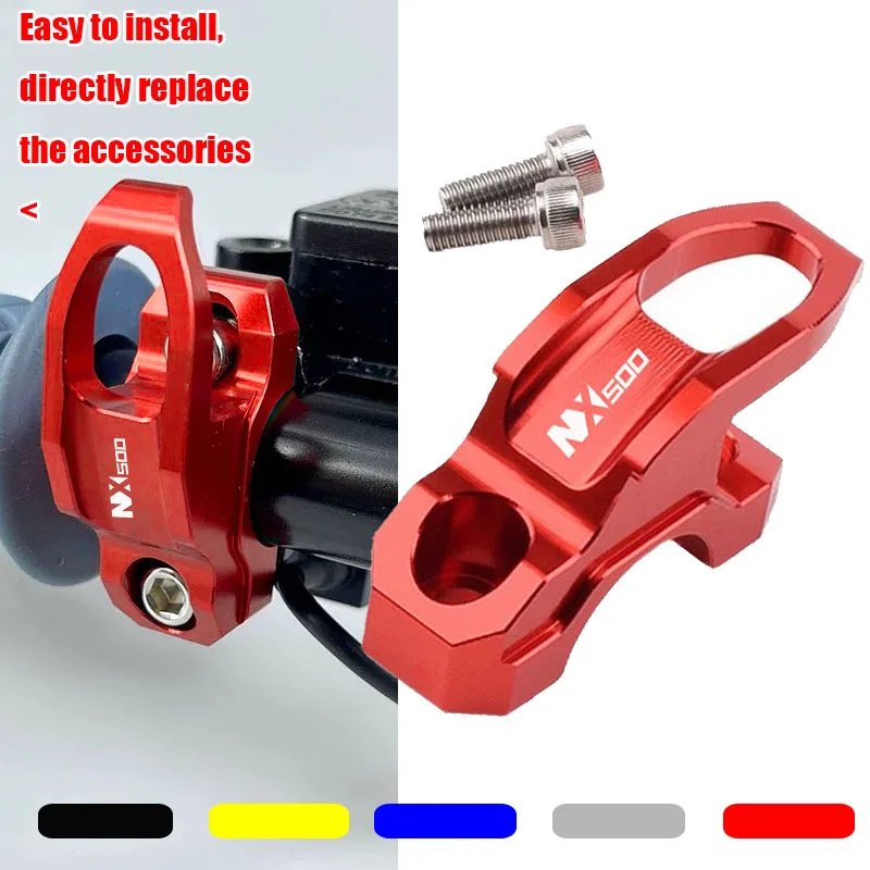 Nuevo ajuste para Honda NX500 NX 500 2023 2024 2025 accesorios modificados para motocicleta CNC casco gancho abrazadera bolsa soporte piezas de suspensión