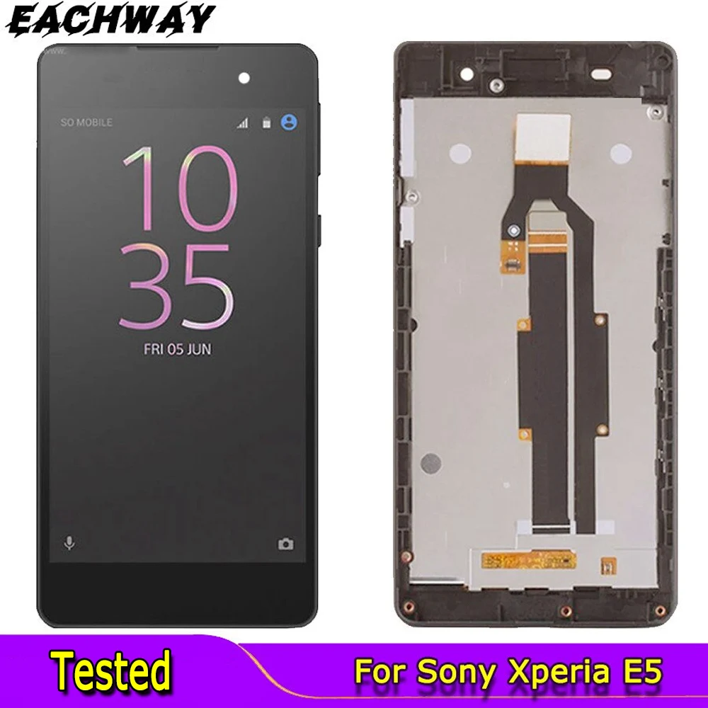 

5.0" LCD For SONY Xperia E5 LCD Display Touch Screen Digitizer Replacement Parts For SONY Xperia E5 LCD F3311 F3313 Screen