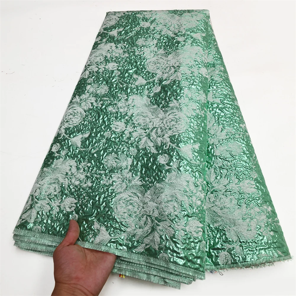 New Design Brocade Jacquard Lace Fabric 2024 High Quality African Fabric Lace French Lace Fabric For Women Wedding Dress