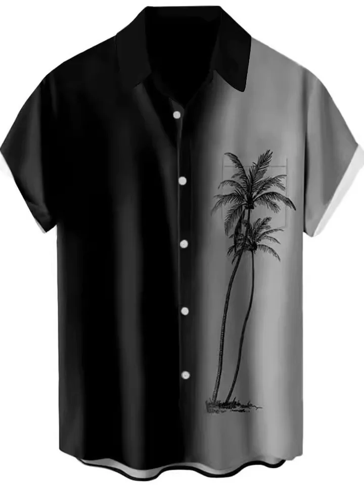 

Loose ort Sve Men's irt 3D Printed Comfortable Top Summer Faion Casual Wear Polyester Material Regular Fit