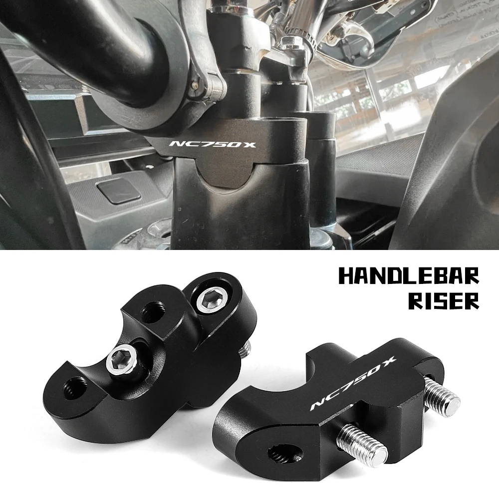 NC750X Riser manubrio moto in lega di alluminio per Honda NC 750 X (2016-2021) NC700X NC 700 X (2012-2013) Accessori