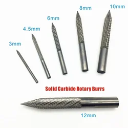 1pc High Quality Carbide Cutter Carbon Steel Rotary Burrs Pneumatic Drill Bit Patch Plug Tire Repair Kit 3 4.5 6 8 10 12mm