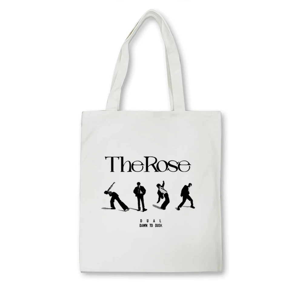 The Rose Kpop Canvas Bag The Rose Back To Me Tote Bag The Rose Korean Group Women\'s Shoulder Bag Kim Woo-sung Jaehyeong merch