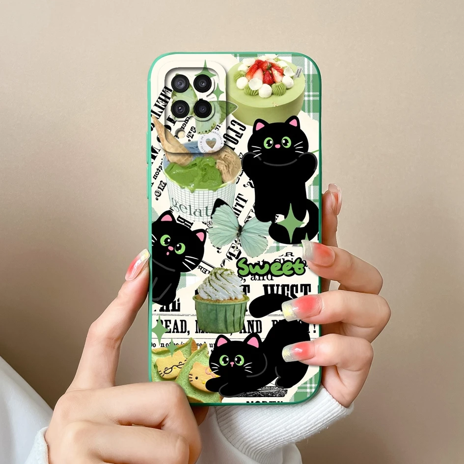 Back Cover For Samsung M12 F12 A12 Phone Case Cute Girl Boy Silicone Soft High Quality Anti Drop Shell Funda For Galaxy M12 Capa