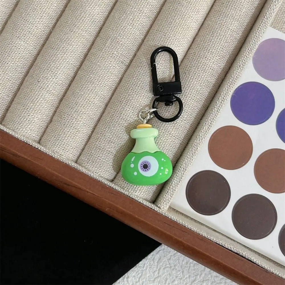 Fashion Skull Halloween Keychain Ghost Resin Hallowmas Bat Keyring Cute Funny Pumpkin Pendant Bag Hanging