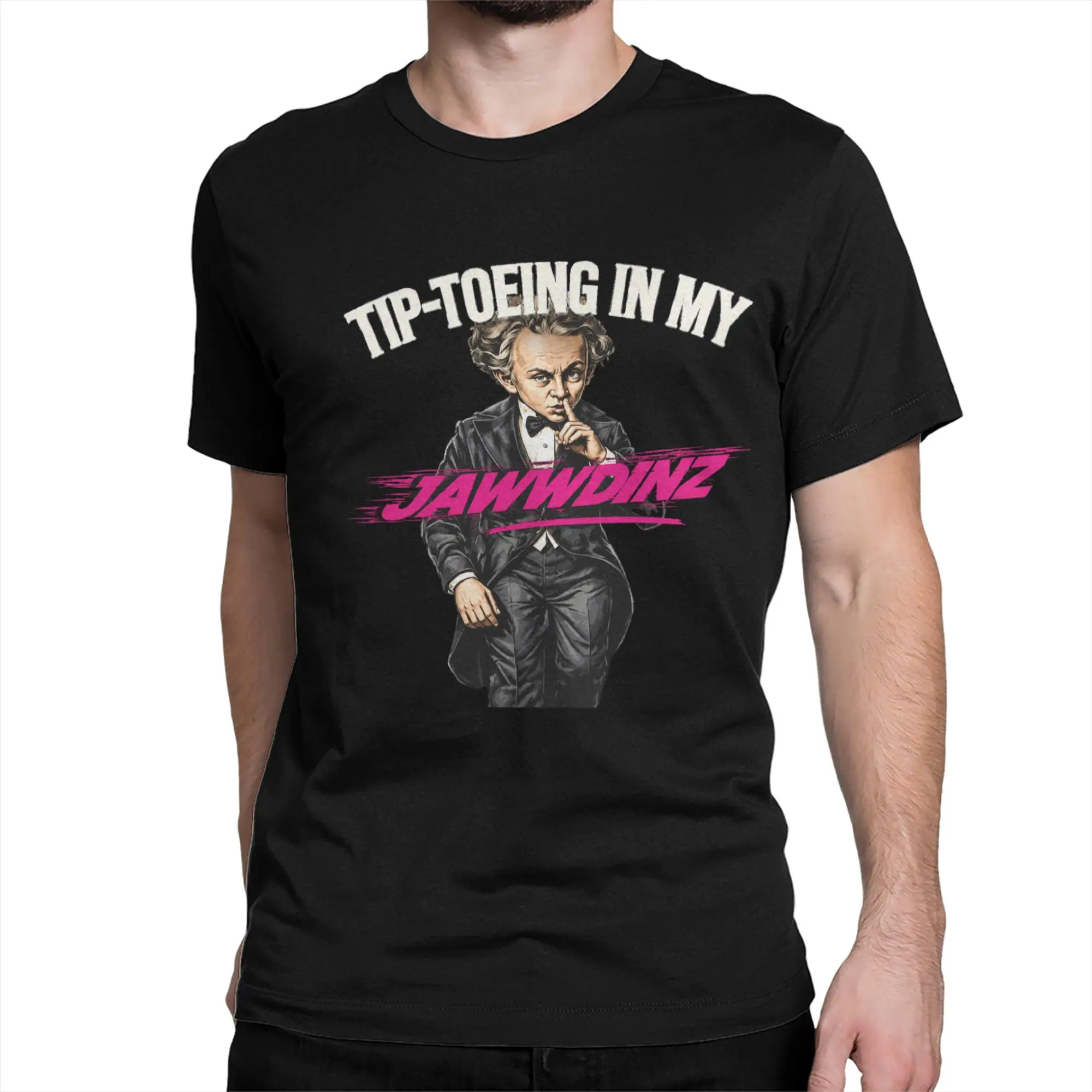 Rumpelstiltskin Tiptoeing Meme Fairy Tale T-Shirts Men Pure Cotton Tee Shirt Crew Neck Short Sleeve T Shirts New Arrival Tops