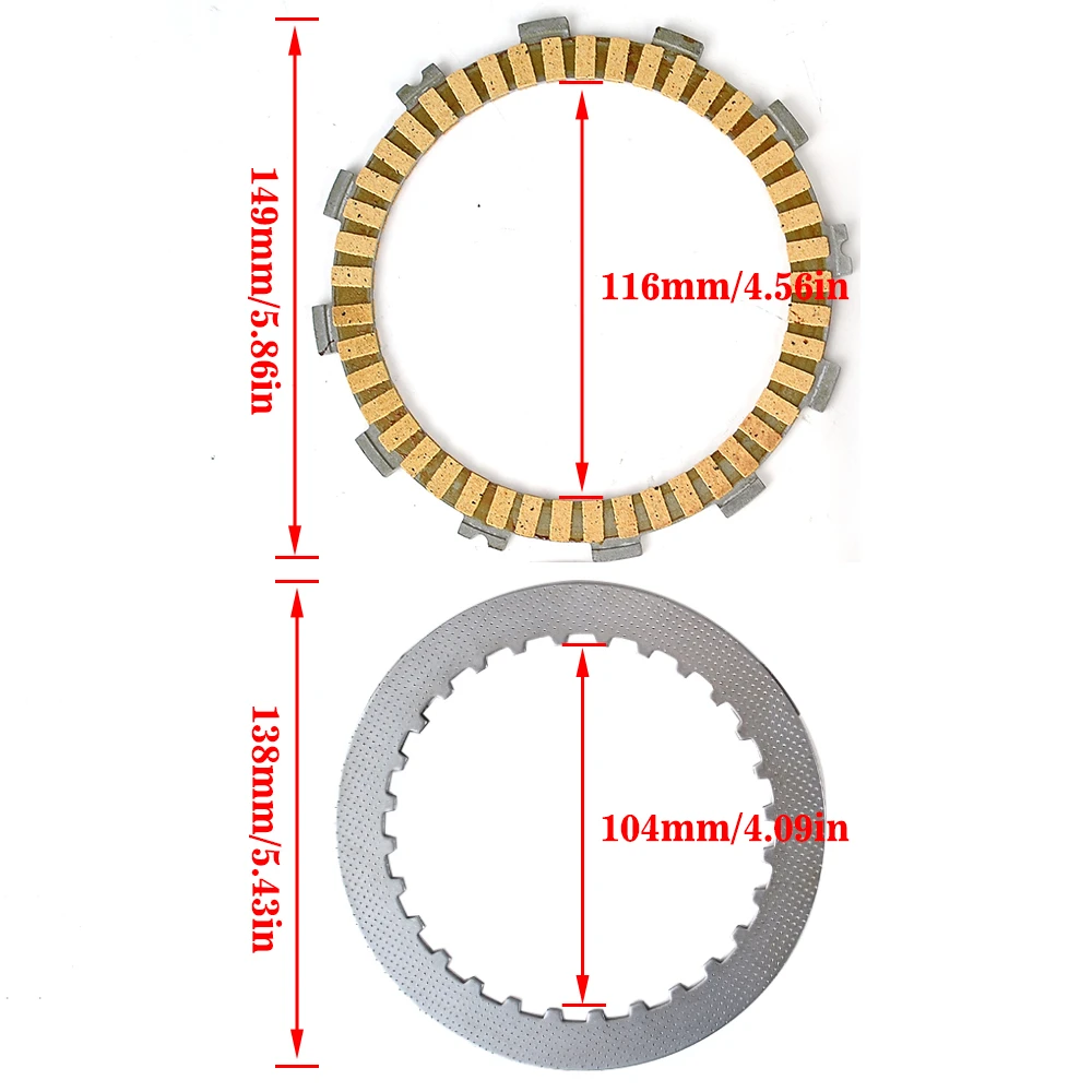 22201-MEB-670 22201-MEN-A10 22321-KZ3-690 22201-MEN-670 Clutch Friction Plate For Honda CRF450R R6 R7 R8 CRF450X CRF450 XRL