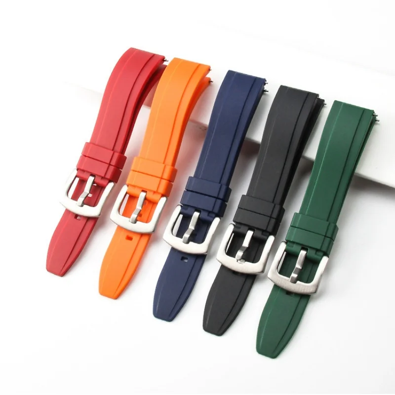 

20mm 22mm 24mm Quick Release Soft Silicone Watch Strap for Universal Sport Breathable Waterproof Watch Bracelet Accessories