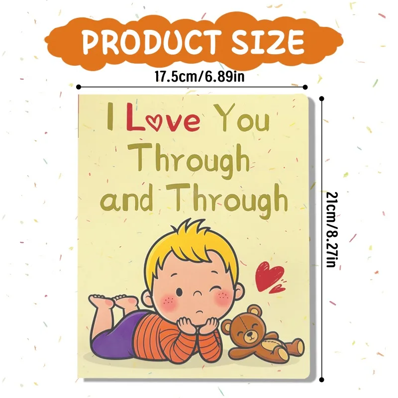 Baby storybook, durable thick-page picture book, suitable for early education, parent-child reading book for children