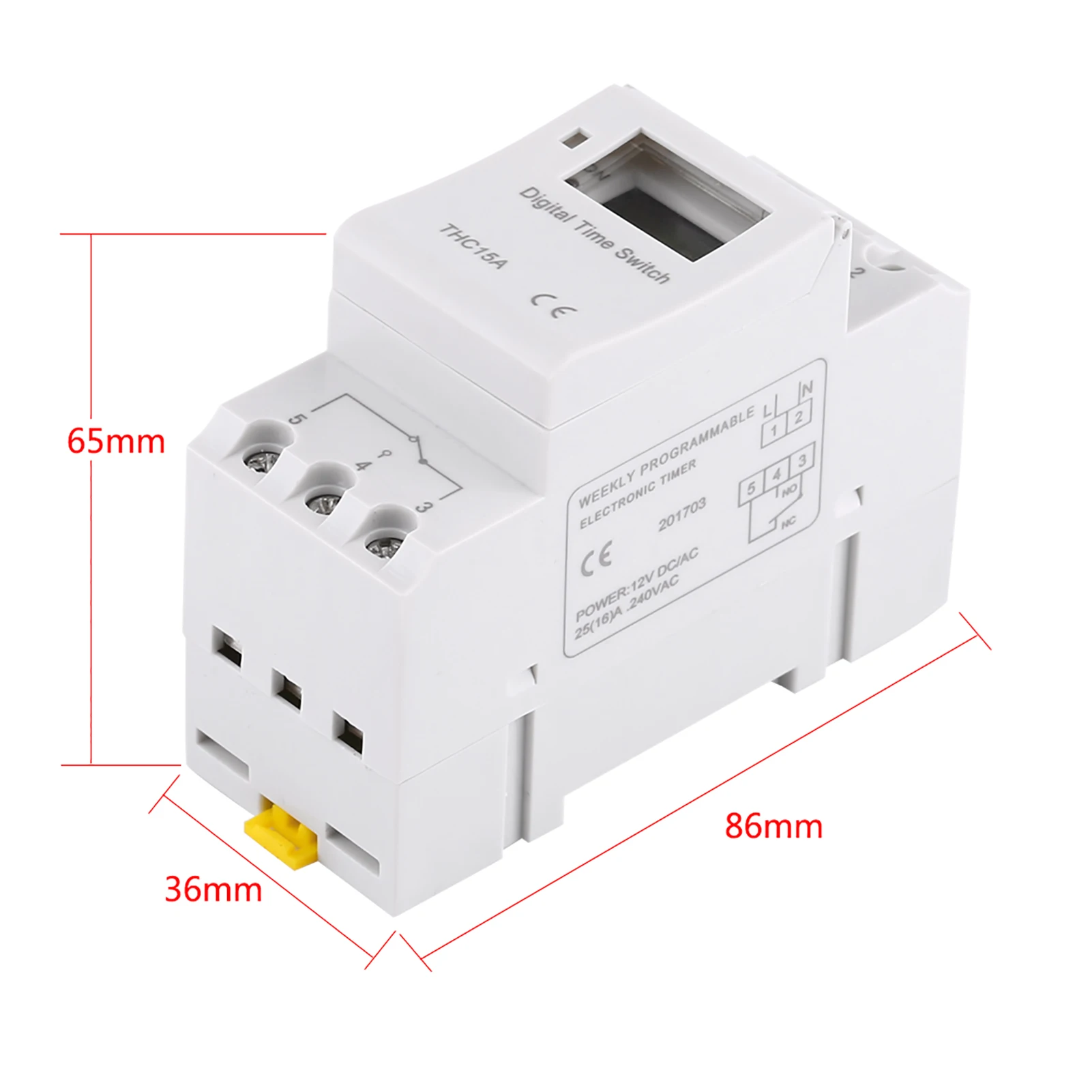 LCD Display Weekly Programmable Electronic Relay Time Switch 16on＆8off Timer Digital Time Switch Programmable Timer Switch