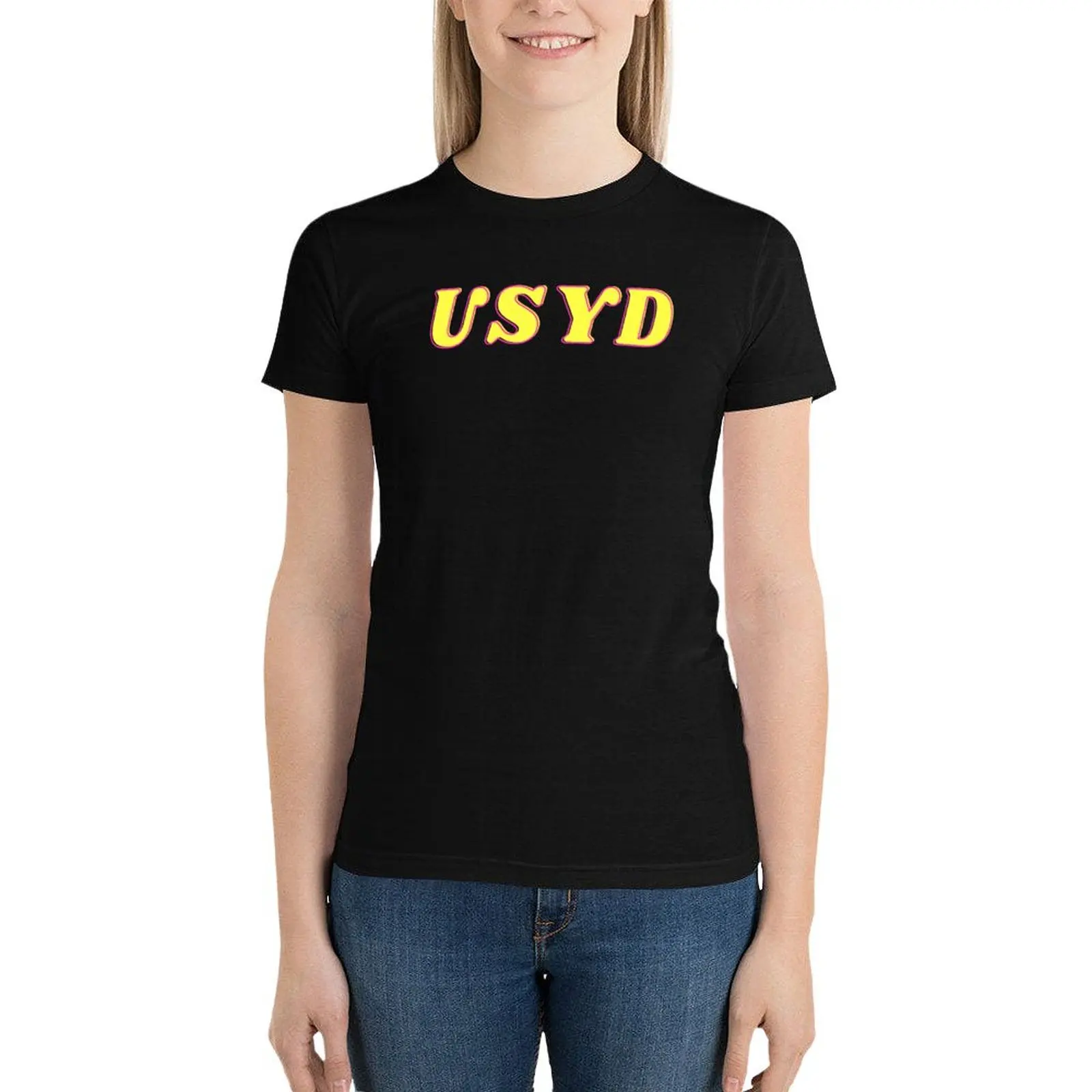 Women's University of Sydney USYD, USYD Life, USYD Students Second Edition T-shirt, Camiseta gráfica feminina, Funnys