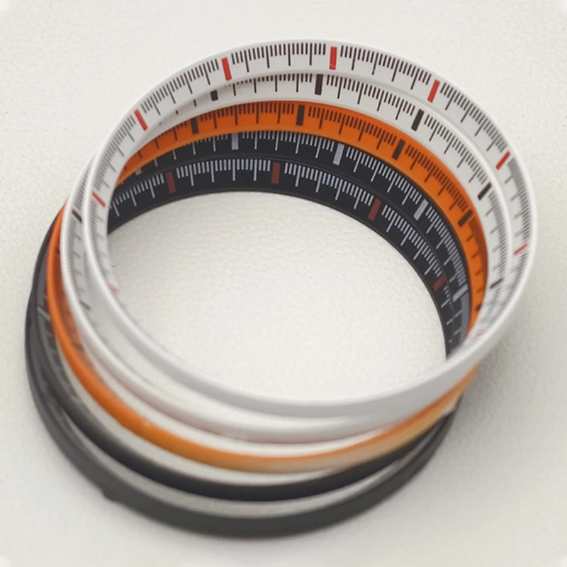 

Mod 30.5mm Watch Chapter Rings Fits SRPD SKX007 SKX009 Watch Case Plastic Inner Rings NH35 NH36 Movement Men's Watch Parts Refit