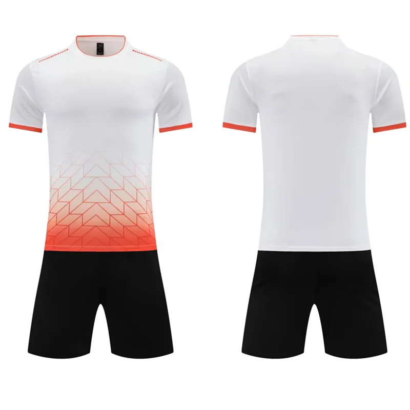 تصميم بوتيك زي كرة قدم رياضي مخصص، جيرسي عادي عصري مع شعار/نمط الطباعة الرقمية