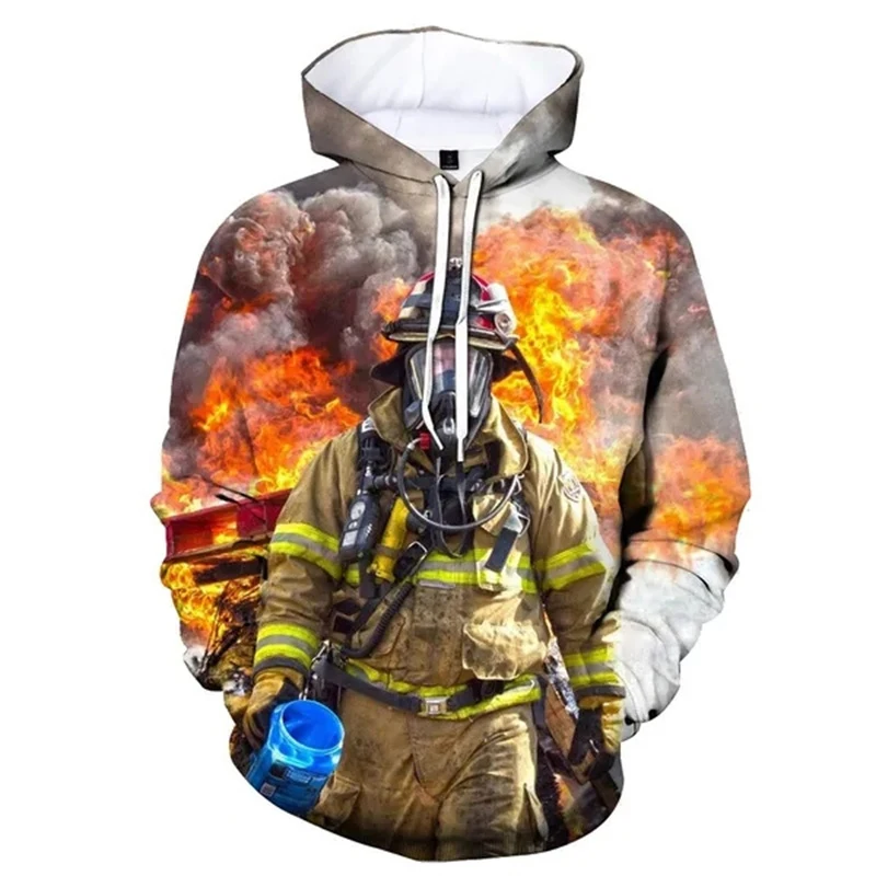 

Autumn Fireman 3D Print Hoodies Men Women Fashion Casual Harajuku Sweatshirts Oversized Hoodie Pullovers Tracksuit Kids Clothing