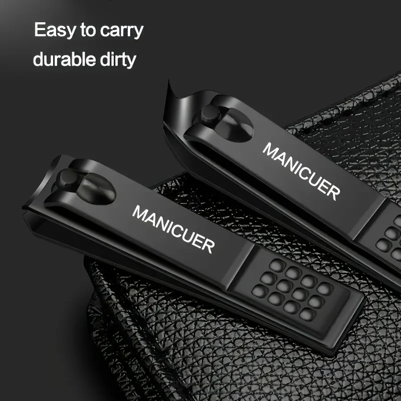 6/9pcs Professional Nail Care Kit with Travel Case Stainless Steel Nail Clipper Cuticle Plier Hand Foot Care Tools Modern Design