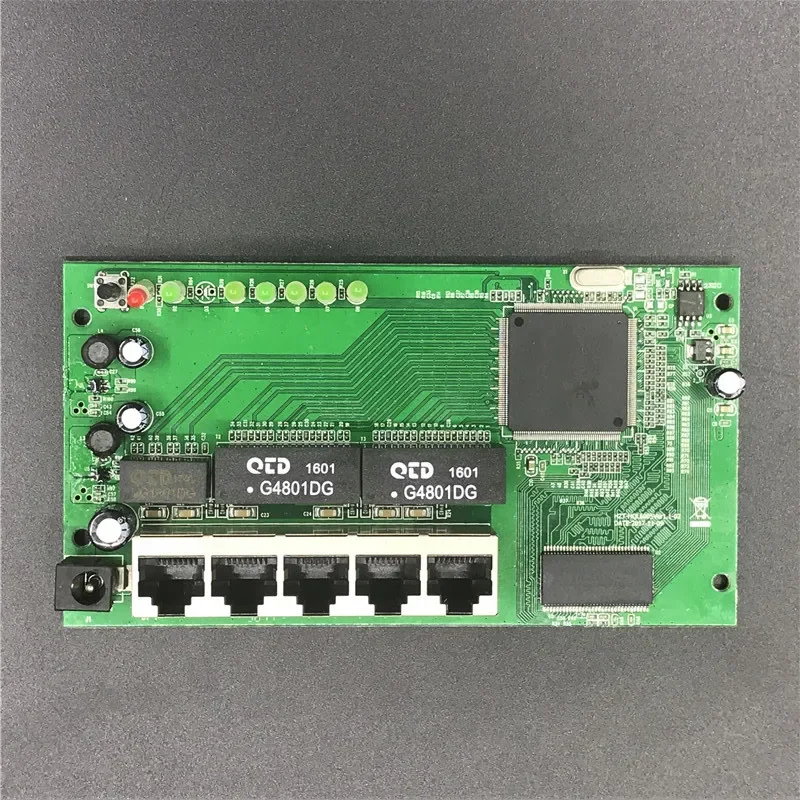 Module routeur Gigabit 5 ports, boîtier de distribution 10/100/1000M, OEM, PCBA avec RJ45