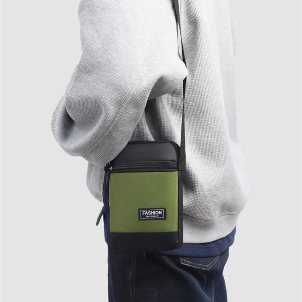 

Fashion Oxford Cloth Men Shoulder Bag Waterproof Comfortable Crossbody Bag Portable Casual Messenger Bag Travel