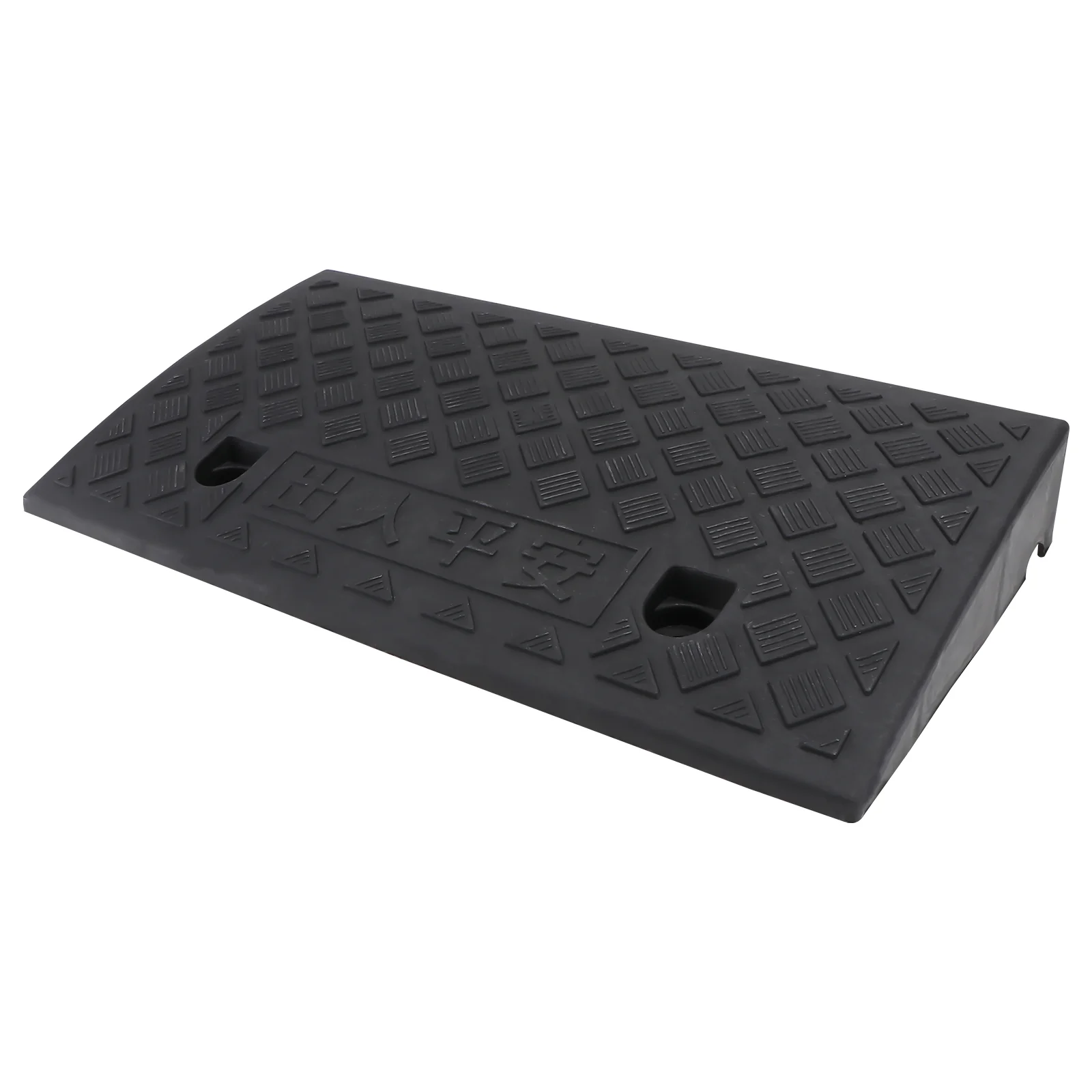 

Hard Plastic Curb Ramps Portable Heavy Duty Ramp For Car Truck Scooter Bike Motorcycle Rubber Triangle Pad Slope Pad Upslope Pad