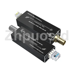 Mini extensor de fibra compacto hd sdi 1080p e 30hz HD-SDI sobre conversor de fibra nível de transmissão monomodo fibra única 20km