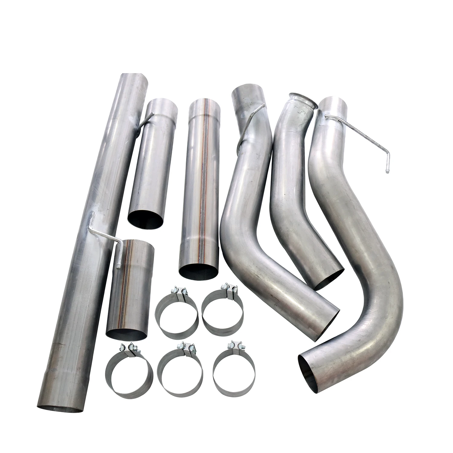 

5" ss409 Stainless Steel Exhaust Kit No Muffler For Dodge Cummins 13-18 6.7L