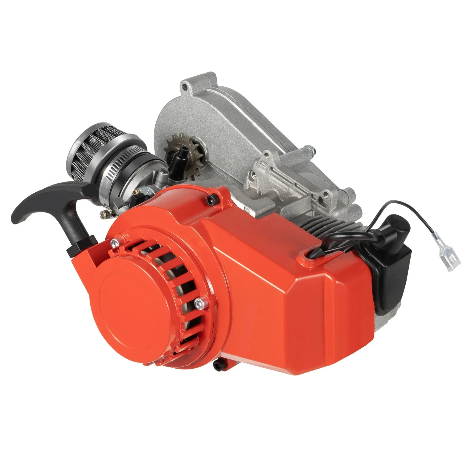 49CC 2-Stroke Pull Start Engine Gas Motor Electronic Ignition with Air Filter for Pocket Bike Mini Dirt Bike ATV Scooter 48km/h