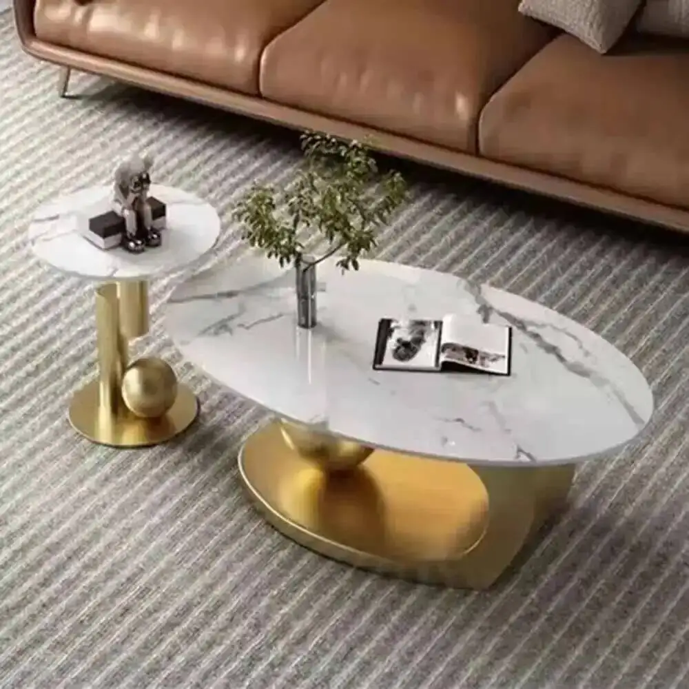 

Журнальный столик Nordic Light в японском стиле, с антикварной отделкой, на ножках, роскошный, дизайнерский, для спальни