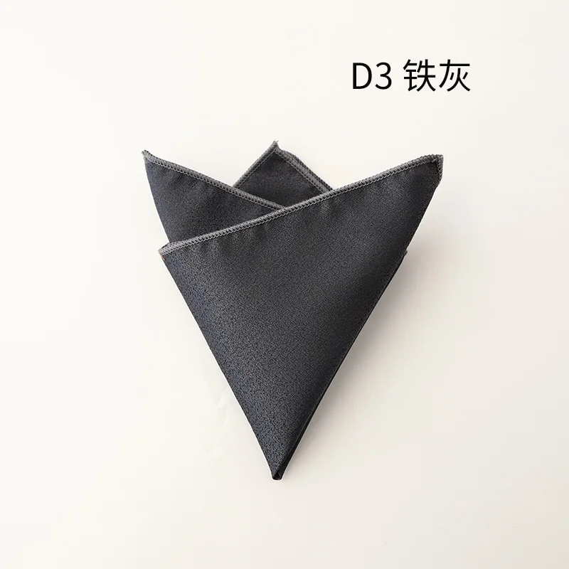 Solid White Pocket Square Handkerchief for Men
