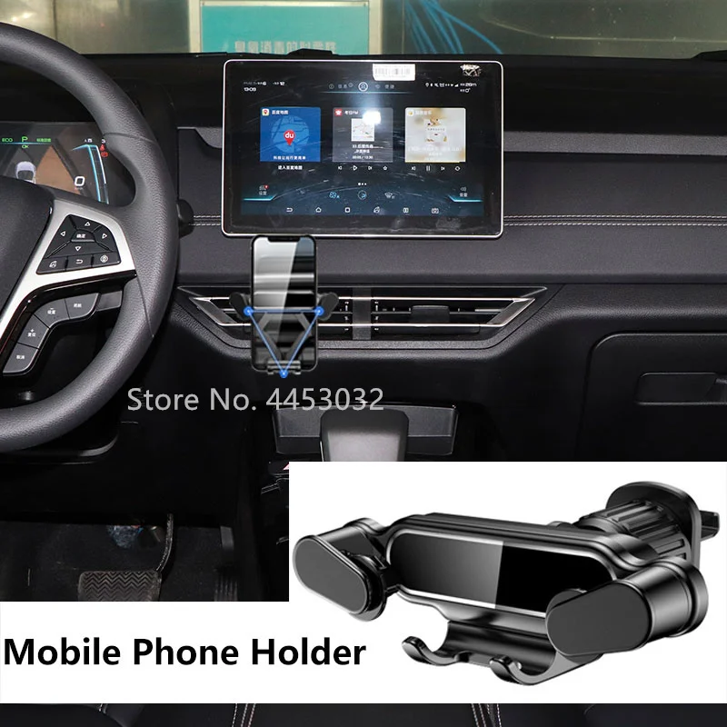 

Гравитационный Автомобильный держатель для телефона для BYD Tang F3 E6 Atto Yuan Plus, крепление на вентиляционное отверстие, подставка для мобильного телефона, аксессуары для поддержки GPS