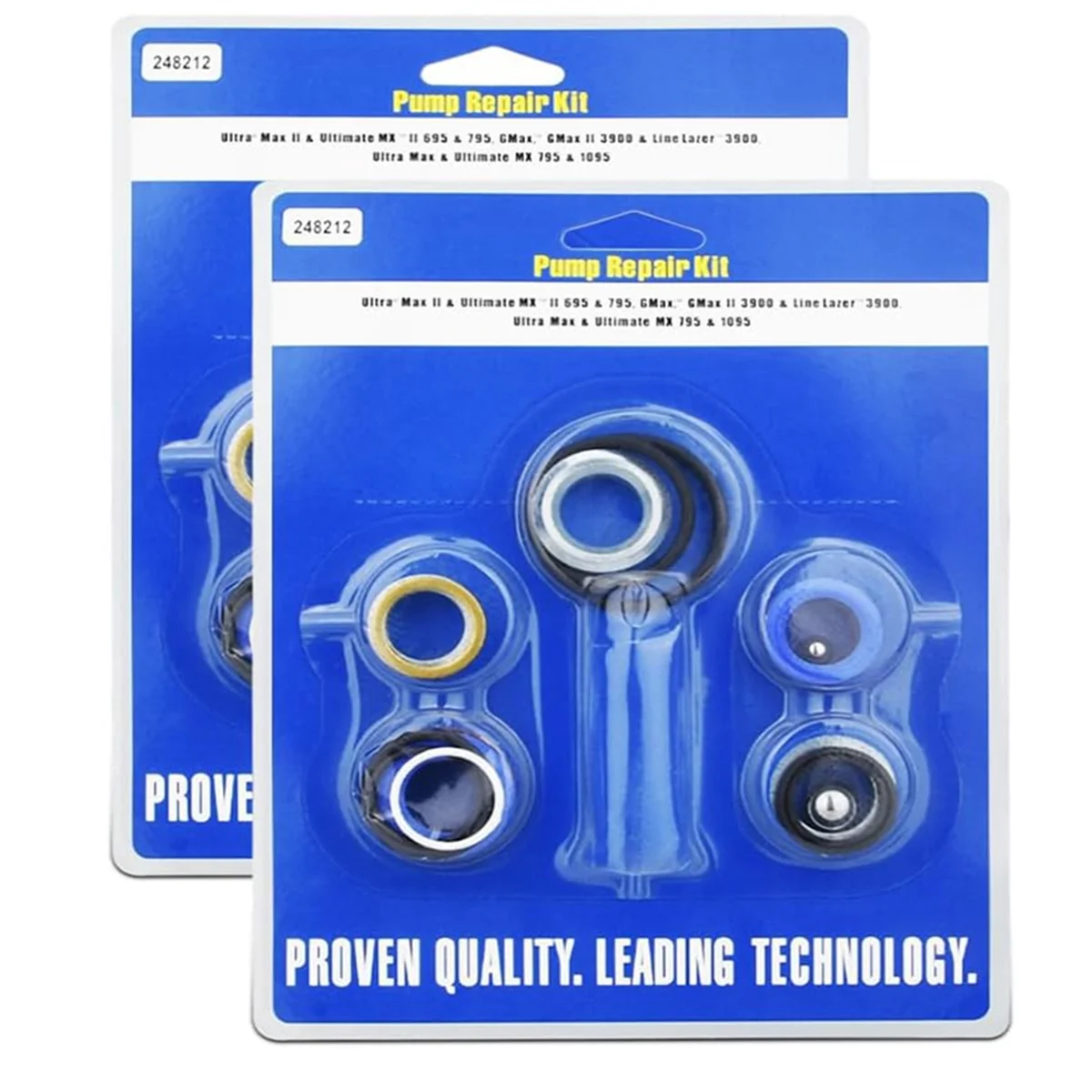 

248212 Pump Repair Kit for GracoAirless Paint Sprayer Ultra Max II 695 795 LineLazer 3900 Aftermarket 2Set