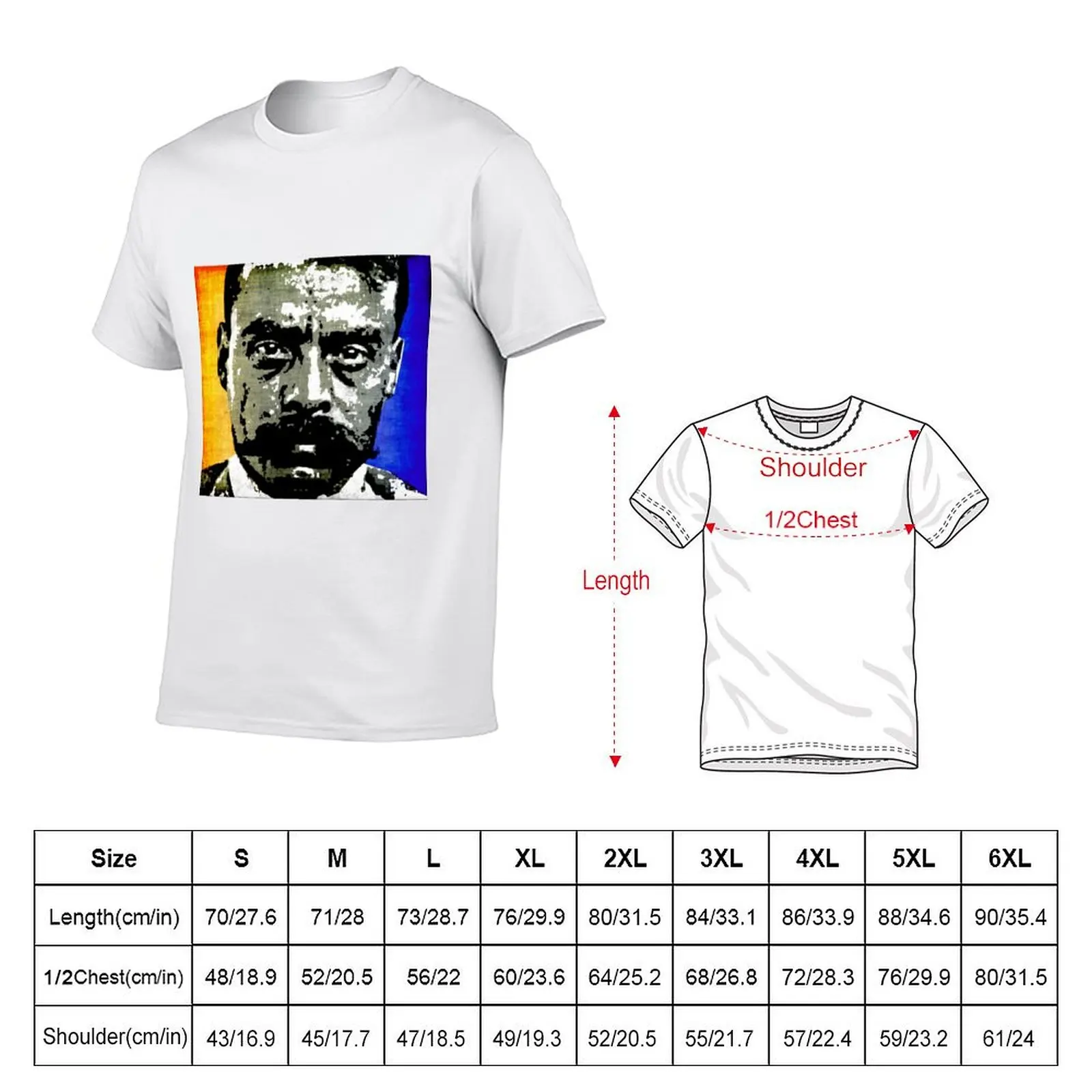ZAPATA-2 T-Shirt topping anime clothes mens plain t shirts