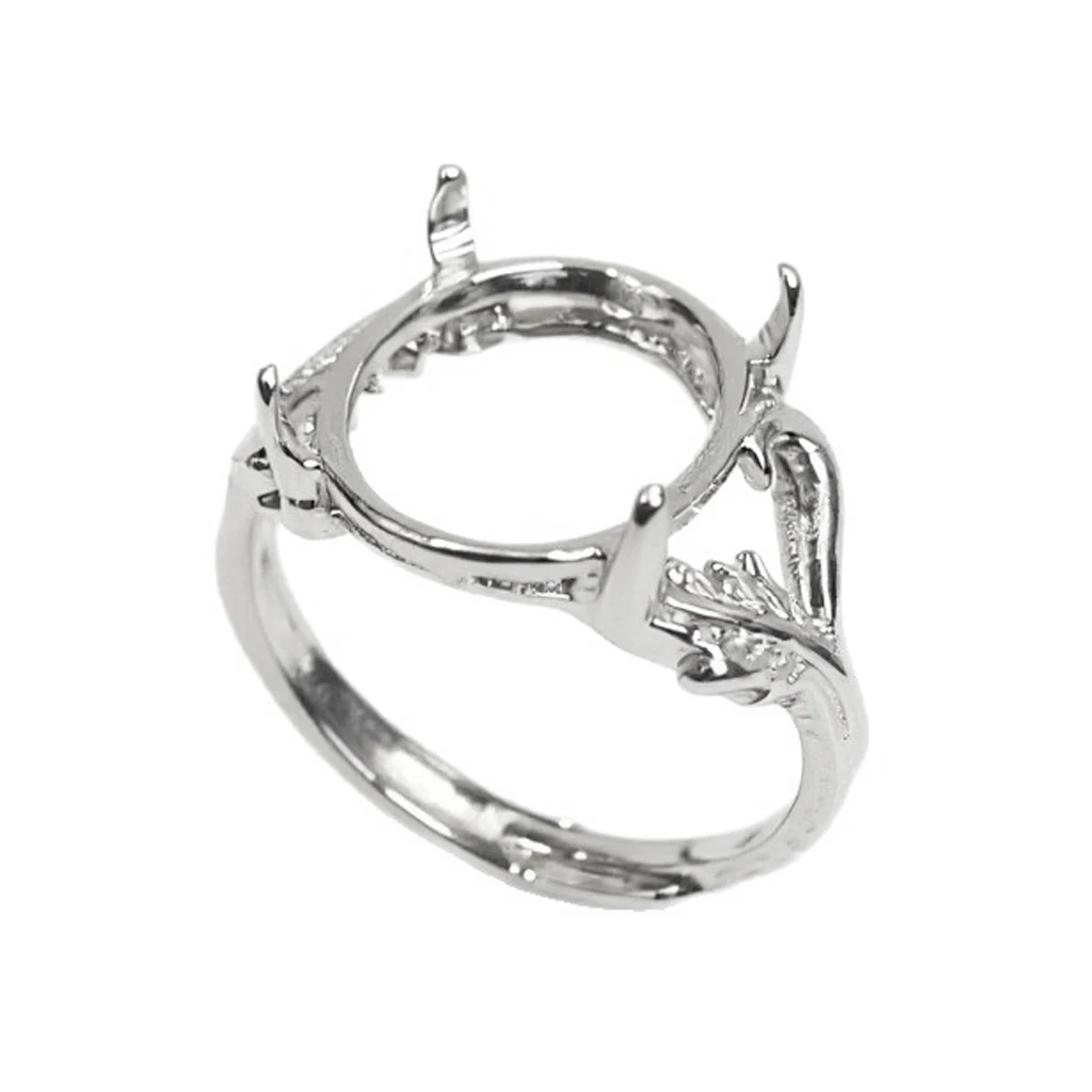 3Pcs Adjustable Prong Ring Base for DIY Women Jewellery Making