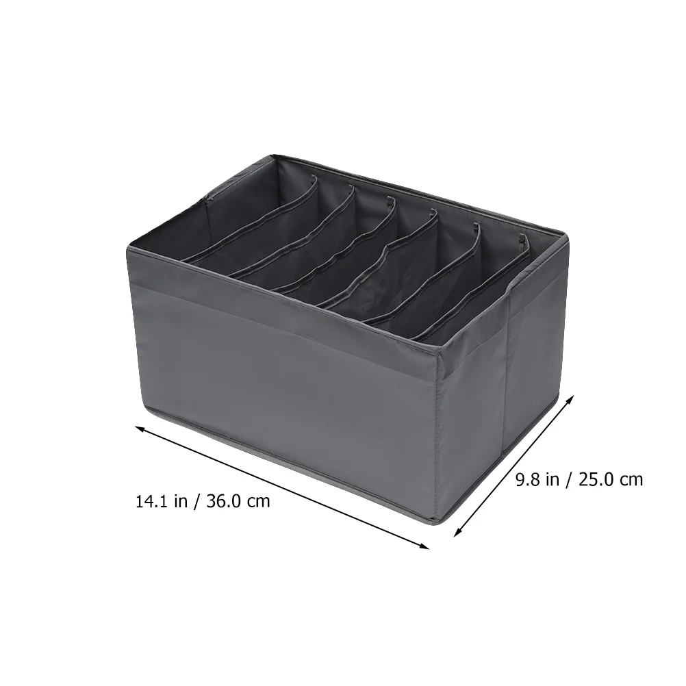 

Underwear Box 7 Cell Bra Organizer Washable Sock Container Closet Drawer Divider Home Storage Solution Underwear Drawer Box Sock