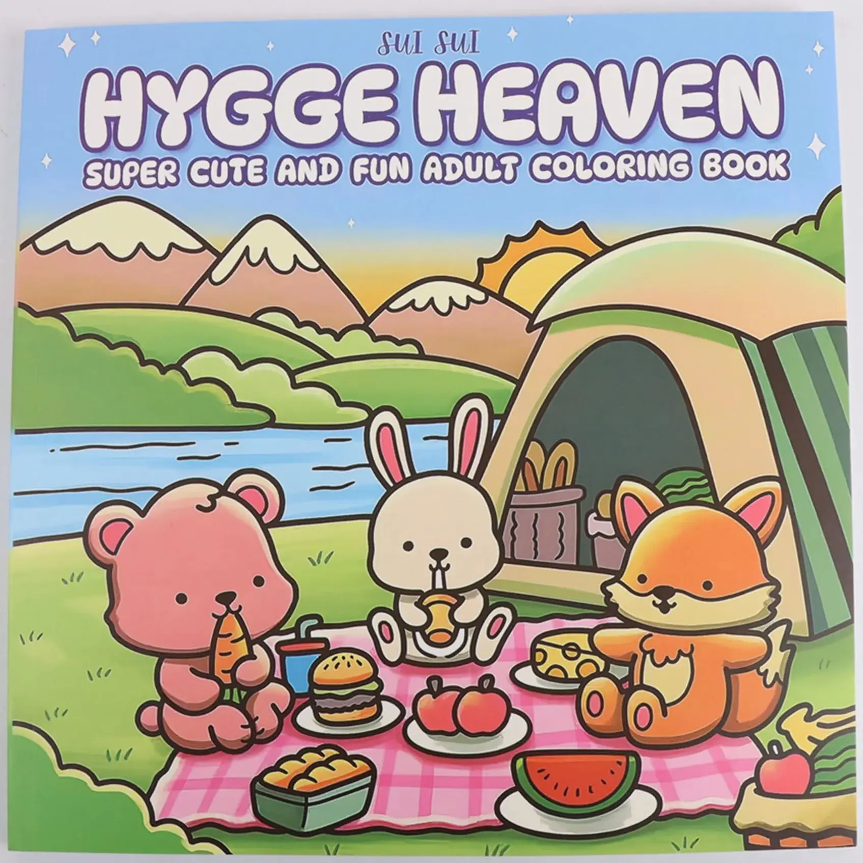 HYGGE HEAVEN Coloring Book For Adults And Teens Featuring Adorable Creepy Creatures In Cozy Moments For Relaxation