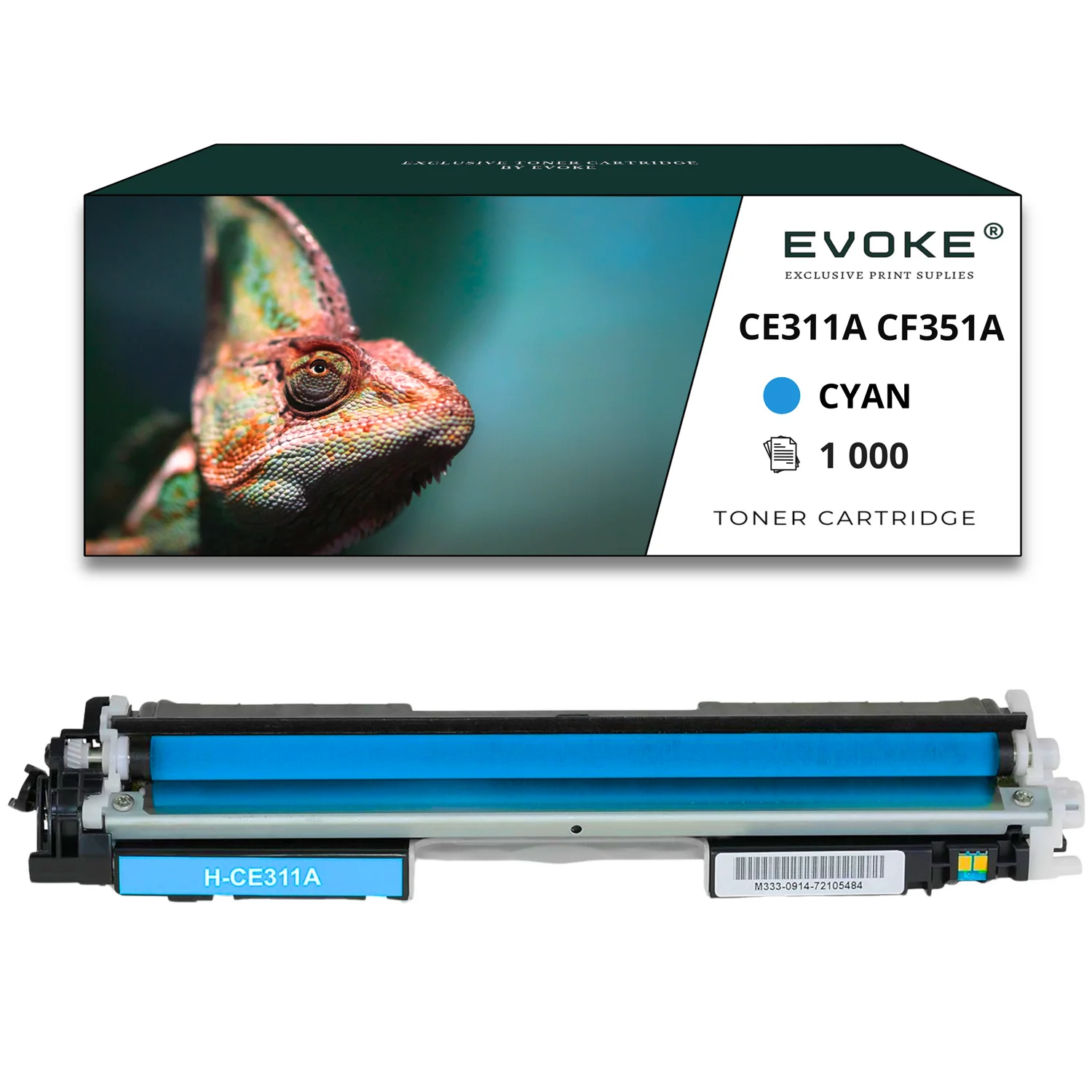 Toner Voor Printer Hp Ce311a/Cf351a Blauw | 1000 Pagina 'S