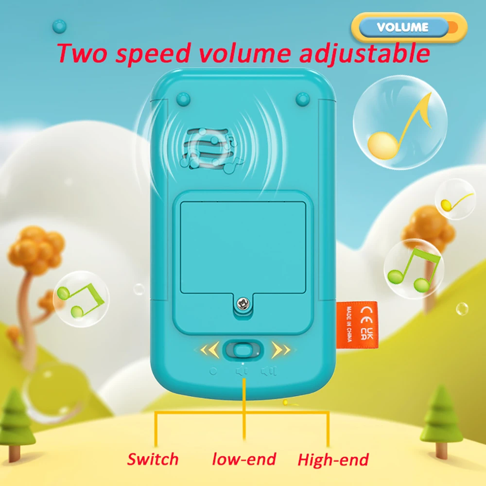 Fun Kids Touch Screen Smart Mobile Phone Toy Enlightenment Early Education Of Puzzle Simulated Musical Story Toy For Kids Gift