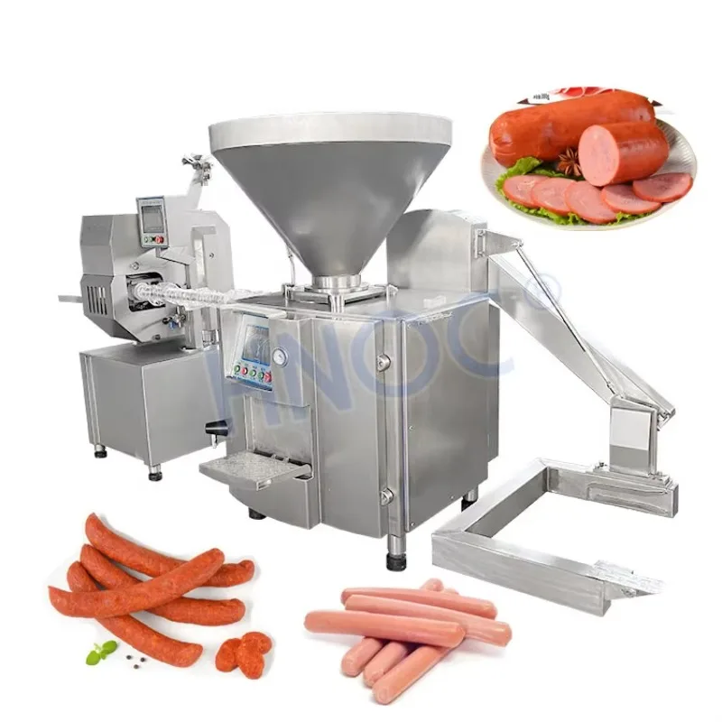 Customized Industrial Vacuum Sausage Fill Twist Machine Automatic Salami Sausage Fill Tying Machine